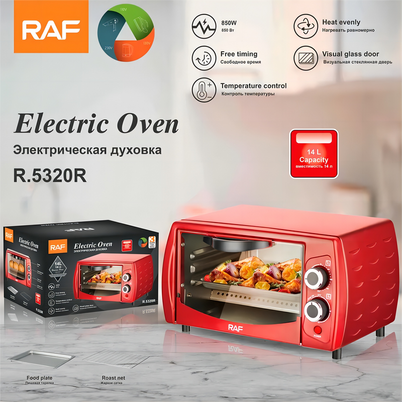 14.8 Quarts Small Capacity Household Mini Electric Oven Roaster Microw –  RAF Appliances